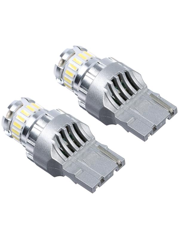 Автолампа светодиодная Cartage, W21W, CANBUS, 12 В, набор 2 шт, белый 6500 К
