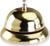 Звонок настольный золотой, 8 х 6 см