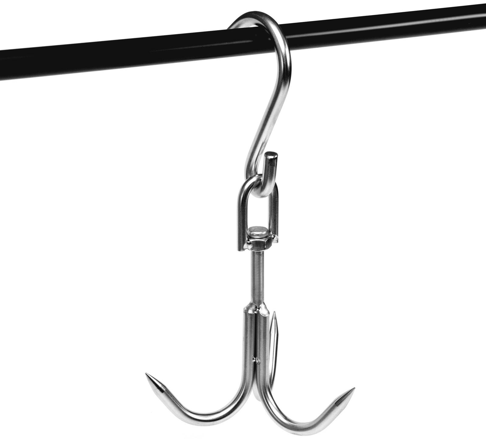 Крюк для мяса тройной, 28см