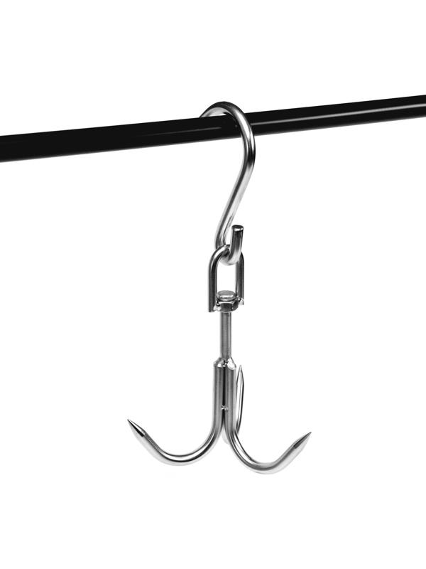 Крюк для мяса тройной, 28см