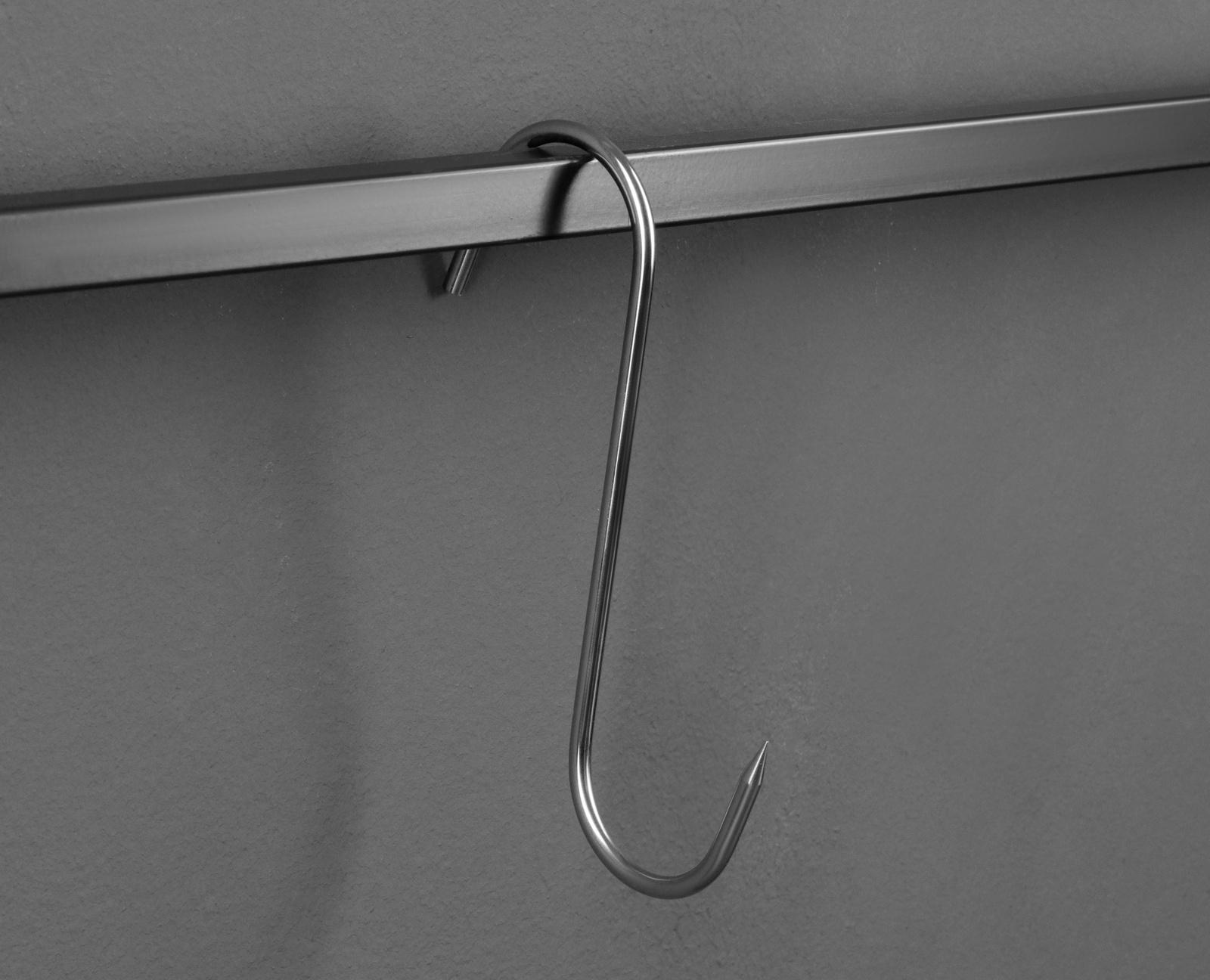 Крюк для мяса одинарный, 15см