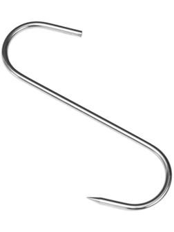 Крюк для мяса одинарный, 15см