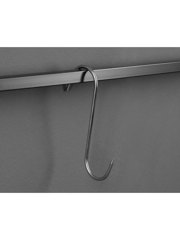 Крюк для мяса одинарный, 15см