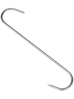 Крюк для мяса одинарный, 23см
