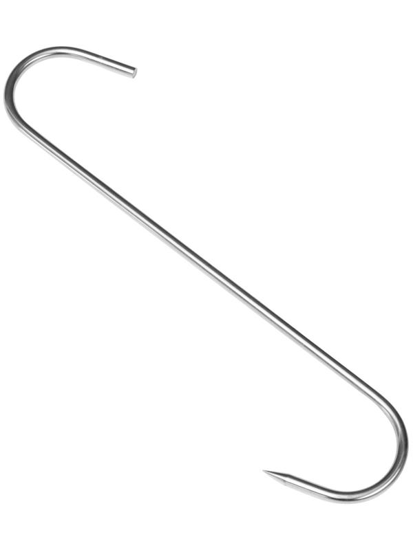 Крюк для мяса одинарный, 23см