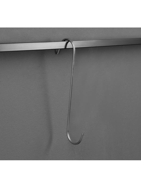 Крюк для мяса одинарный, 23см