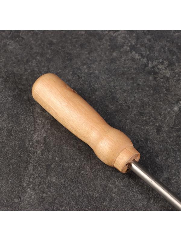 Крюк для мяса универсальный, 49см, с деревянной ручкой