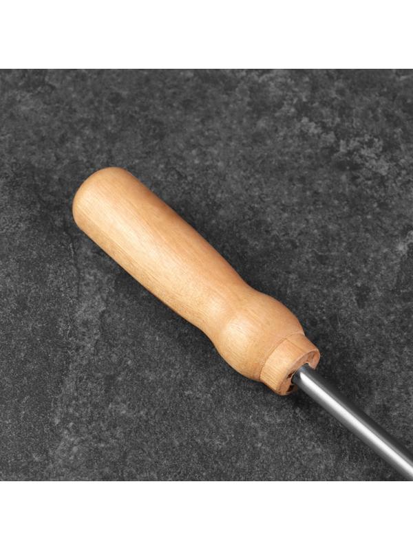 Крюк для мяса универсальный, 49см, с деревянной ручкой