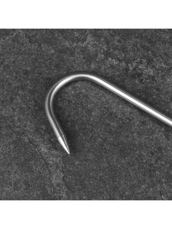 Крюк для мяса универсальный, 49см, с деревянной ручкой