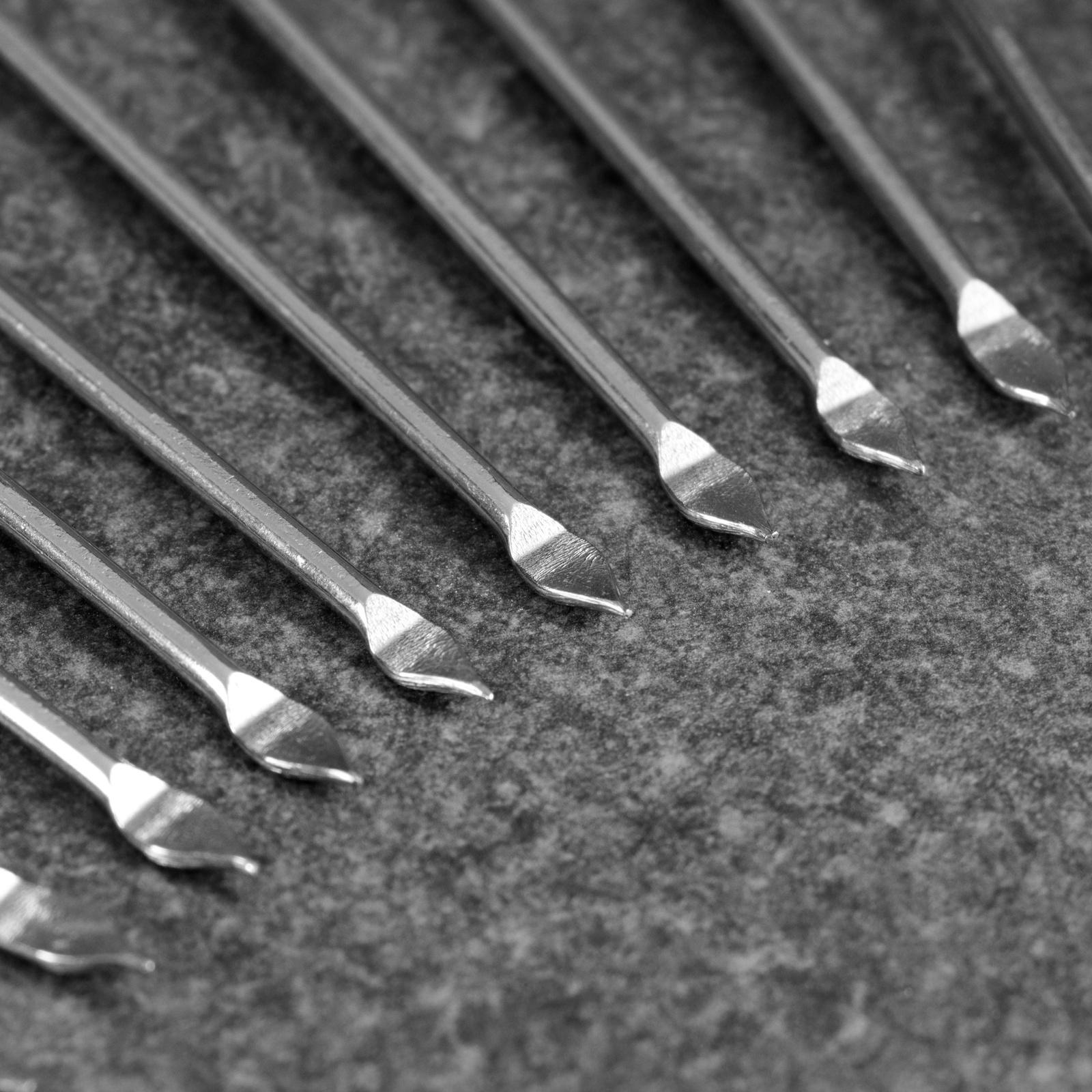 Набор шпажек металлических 12шт, 35см