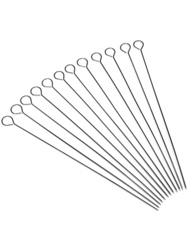 Набор шпажек металлических 12шт, 35см