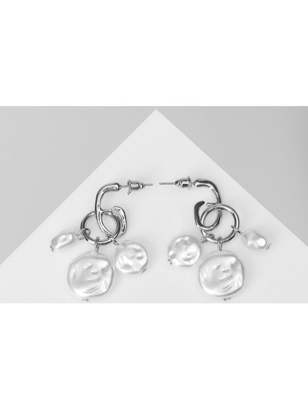 Серьги с жемчугом 