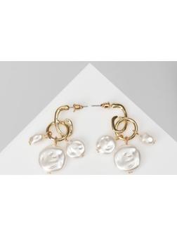 Серьги с жемчугом 