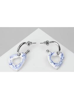 Серьги эмаль 