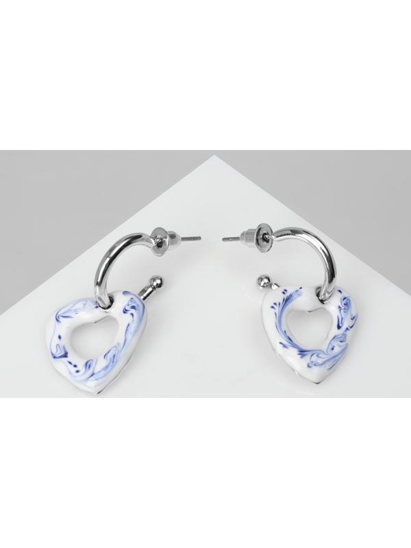 Серьги эмаль 