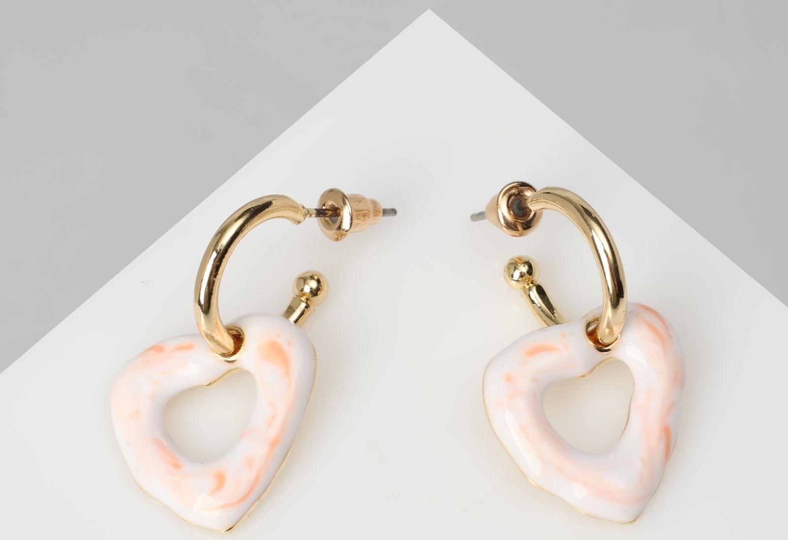 Серьги эмаль 