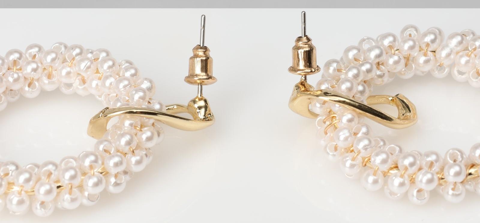 Серьги с жемчугом 