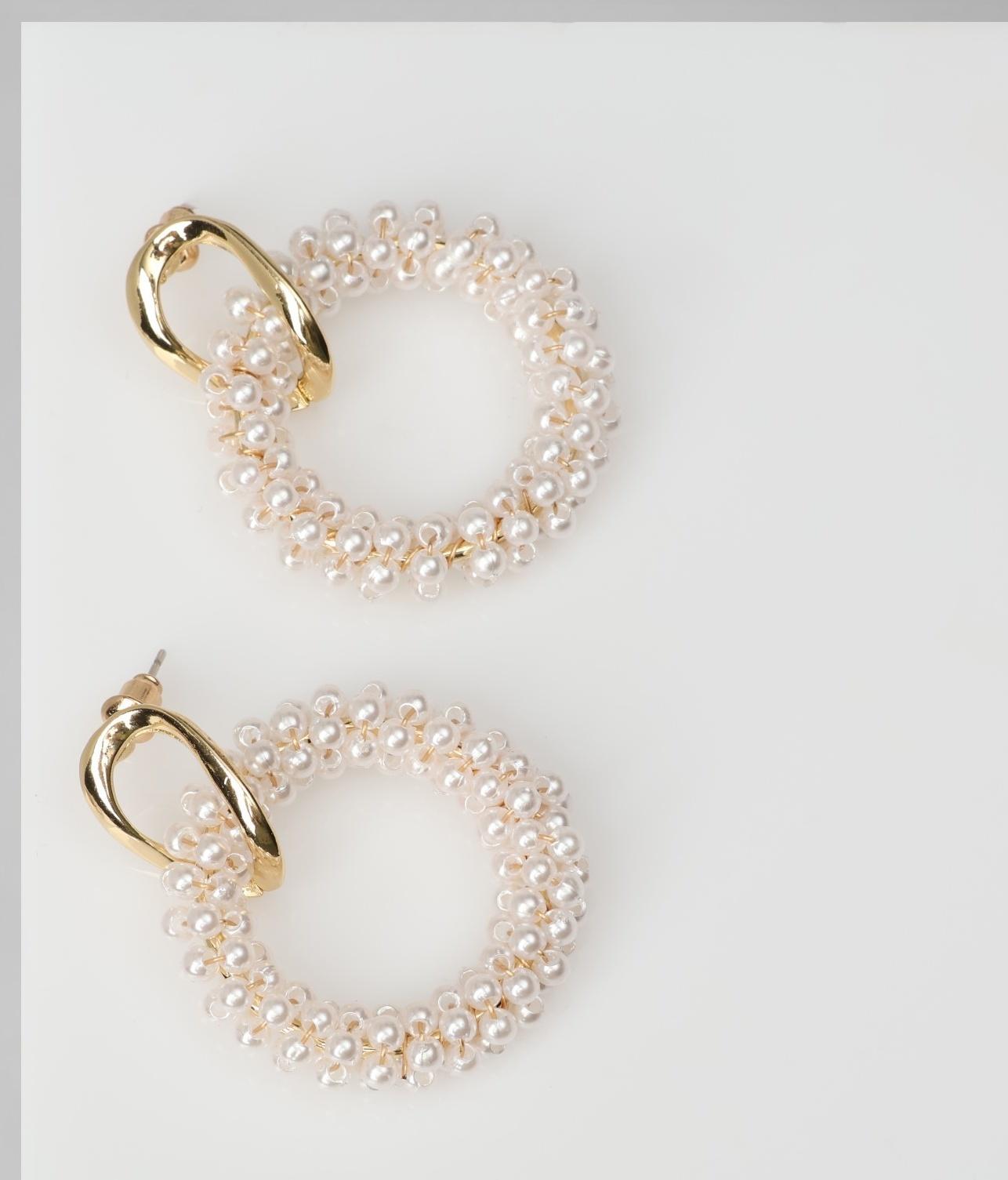 Серьги с жемчугом 