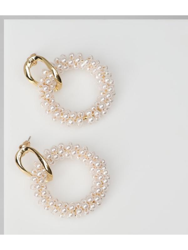 Серьги с жемчугом 