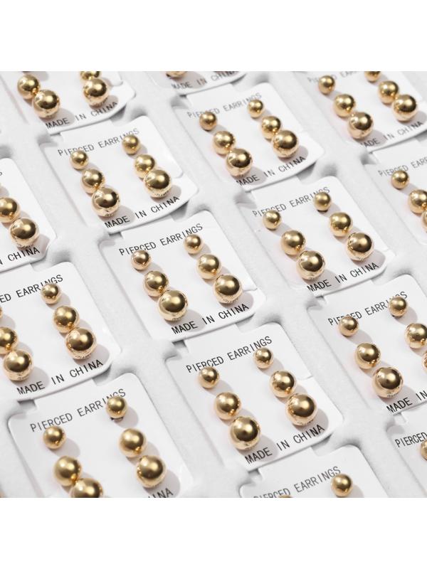 Пусеты в коробке 108 пар 