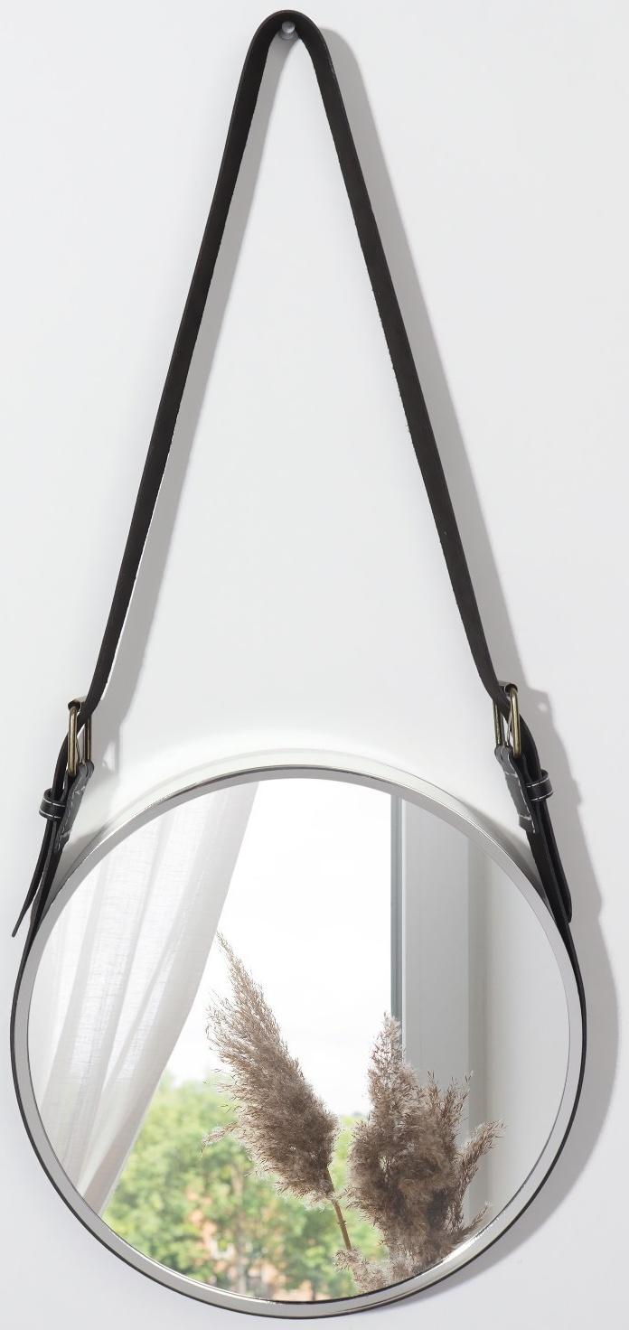 Зеркало настенное «Антураж», d зеркальной поверхности 28 см, цвет серебристый/МИКС