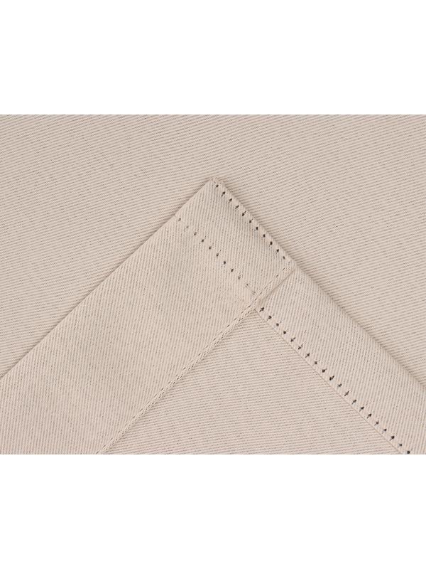 Штора портьерная Этель 270*300 см, цв.бежевый, блэкаут, пл. 240 г/м2