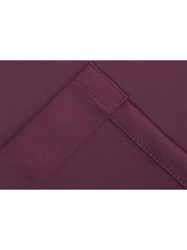 Штора портьерная Этель 250*265 см, цв.винный, блэкаут, пл. 240 г/м2