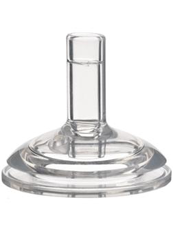 Носик для поильника, ШГ, Ø50мм, из силикона, +9 мес.,  трубочка овал