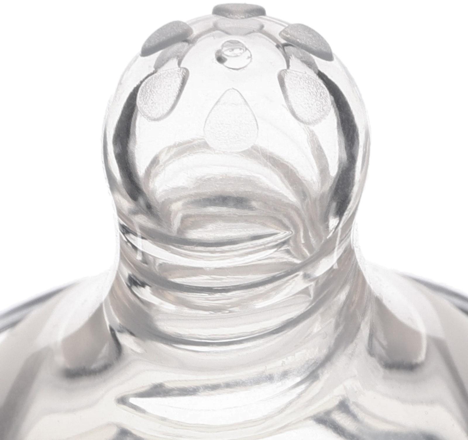 Соска силиконовая ШГ, Ø50мм, «Цветок», антиколиковая., +0 мес., медленный поток