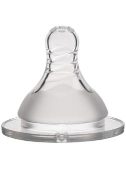 Соска силиконовая ШГ, Ø50мм, «Цветок», антиколиковая., +0 мес., медленный поток