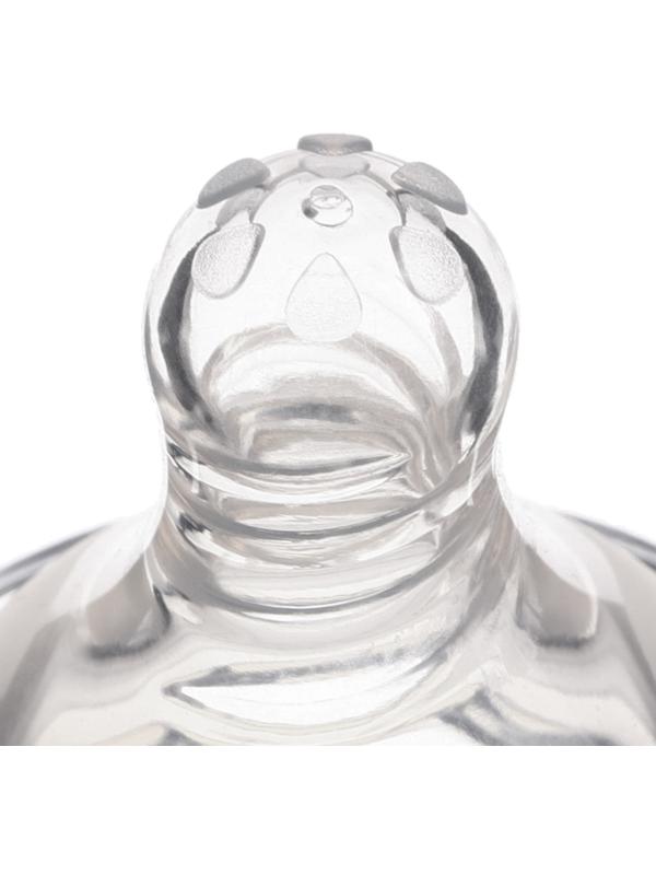 Соска силиконовая ШГ, Ø50мм, «Цветок», антиколиковая., +0 мес., медленный поток