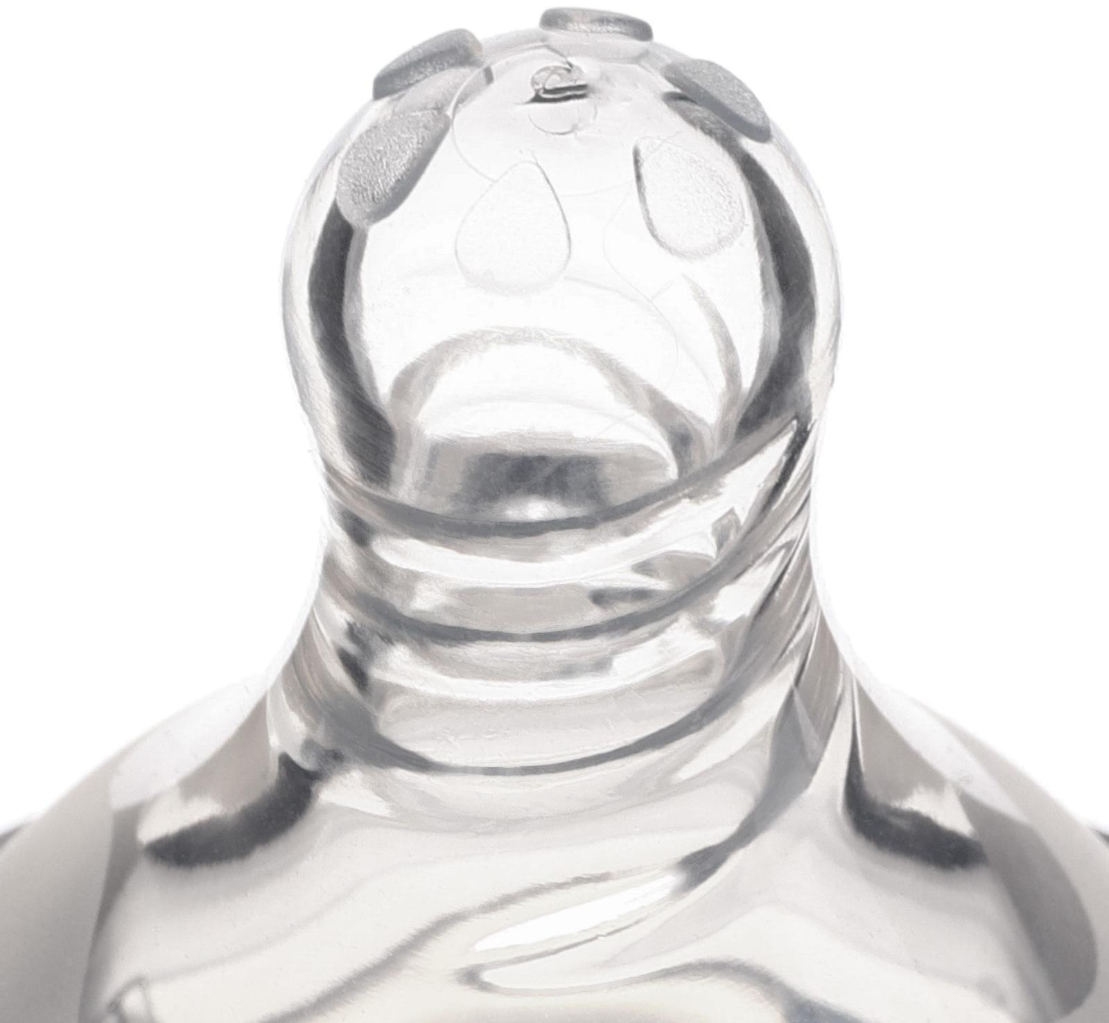 Соска силиконовая ШГ, Ø50мм, «Цветок», антиколиковая., +6 мес(Х)., быстрый поток