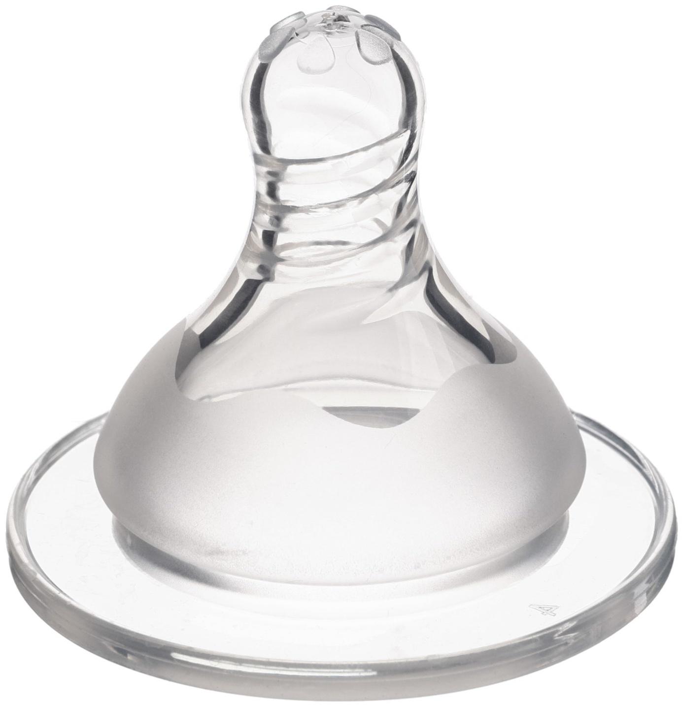 Соска силиконовая ШГ, Ø50мм, «Цветок», антиколиковая., +6 мес(Х)., быстрый поток