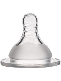 Соска силиконовая ШГ, Ø50мм, «Цветок», антиколиковая., +6 мес(Х)., быстрый поток