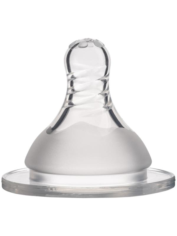 Соска силиконовая ШГ, Ø50мм, «Цветок», антиколиковая., +6 мес(Х)., быстрый поток