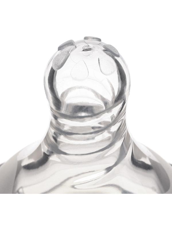 Соска силиконовая ШГ, Ø50мм, «Цветок», антиколиковая., +6 мес(Х)., быстрый поток