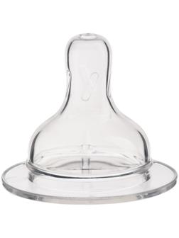 Соска силиконовая, ШГ, Ø50мм, +0 мес., медленный поток