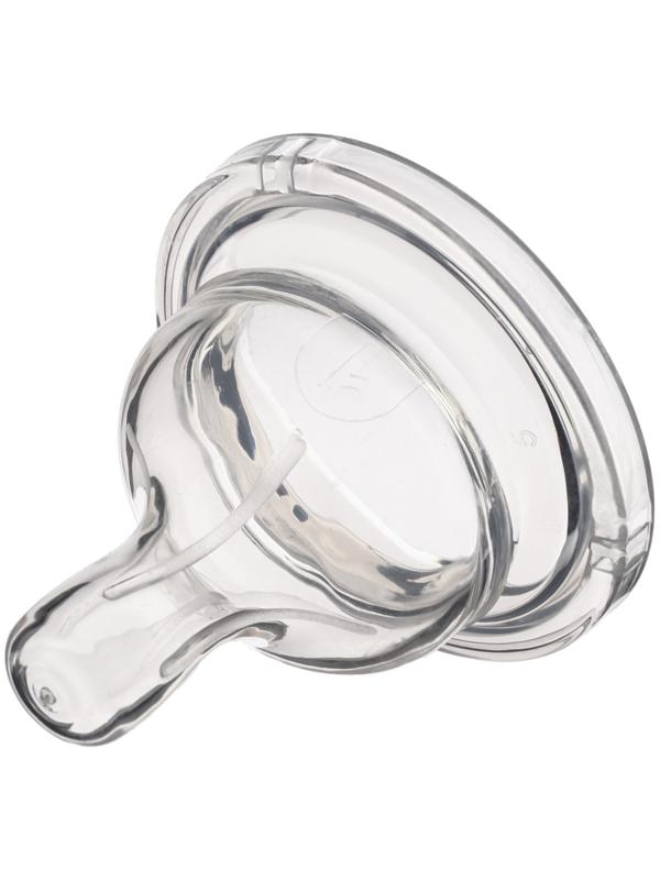 Соска силиконовая, ШГ, Ø50мм, усиленное кольцо +0 мес., медленный поток