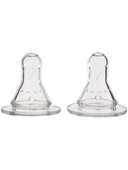 Набор силиконовых сосок, 2шт, КЛ, Ø35мм, +3 мес., средний поток