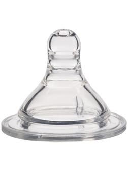 Соска силиконовая, ШГ Ø50мм, антиколик., +0 мес., медленный поток