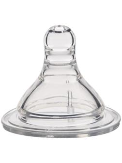 Соска силиконовая, ШГ Ø50мм, антиколик., +3 мес., средний поток