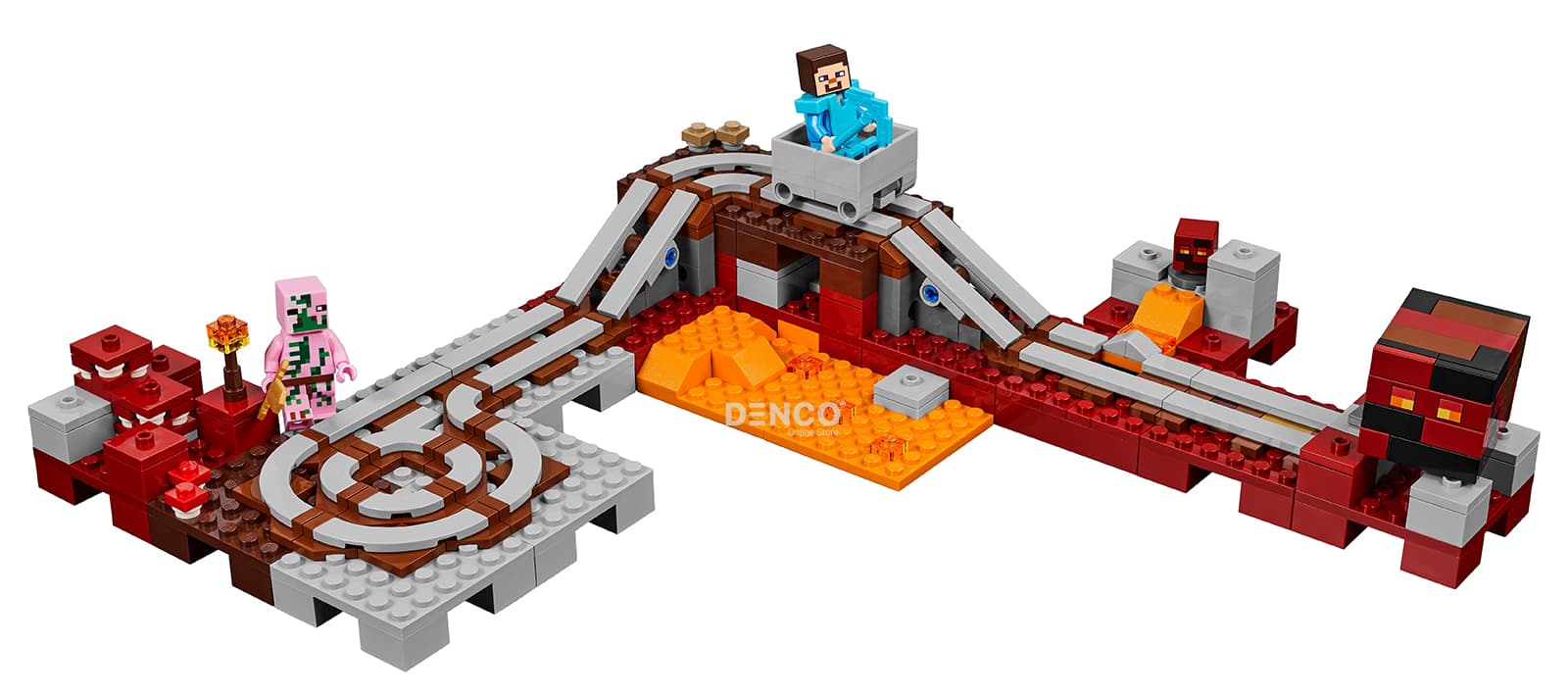 Конструктор Lari «Подземная железная дорога» 10620 (Minecraft 21130) / 399 деталей