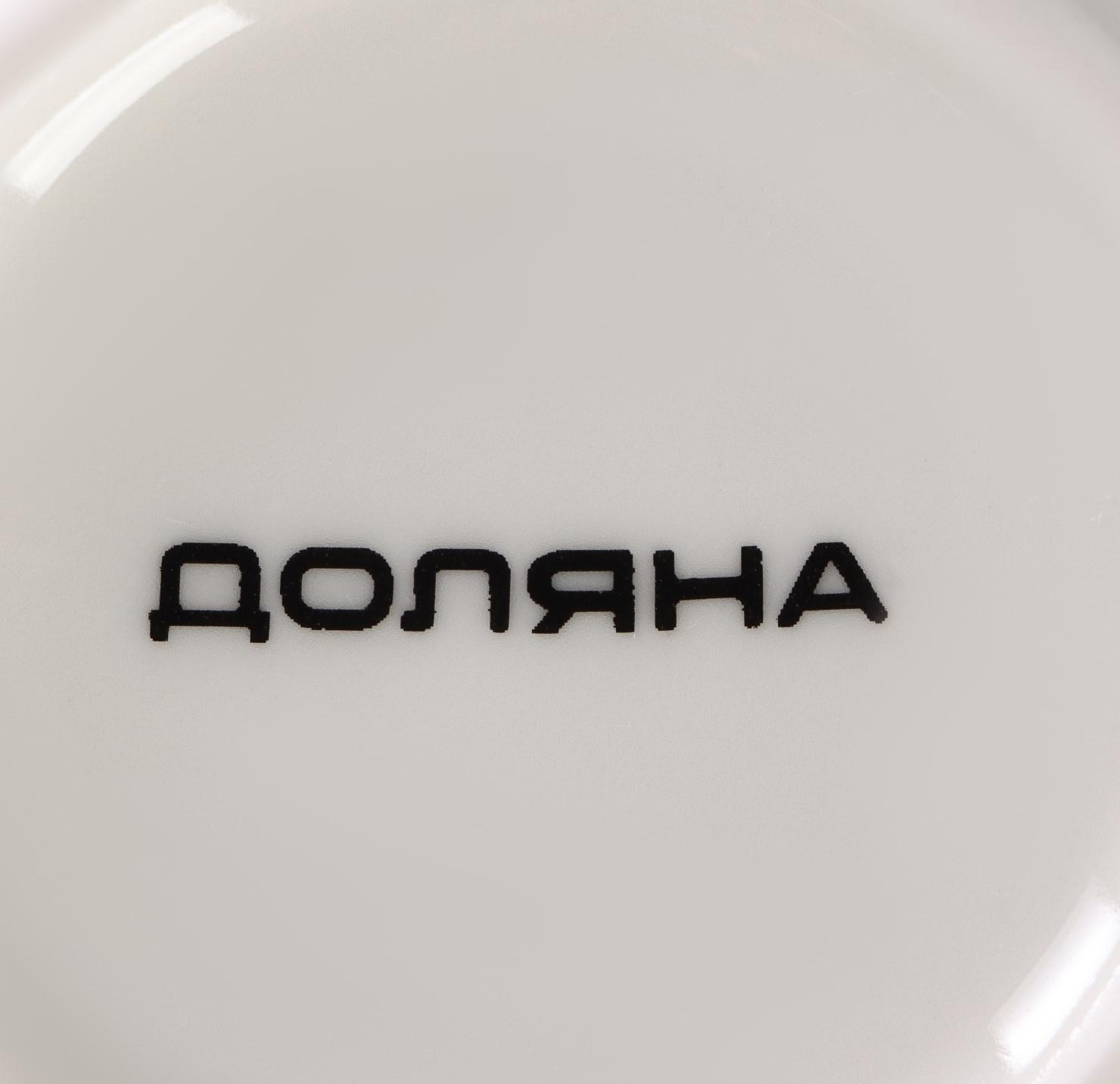 Кружка фарфоровая Доляна «Тигр», 350 мл