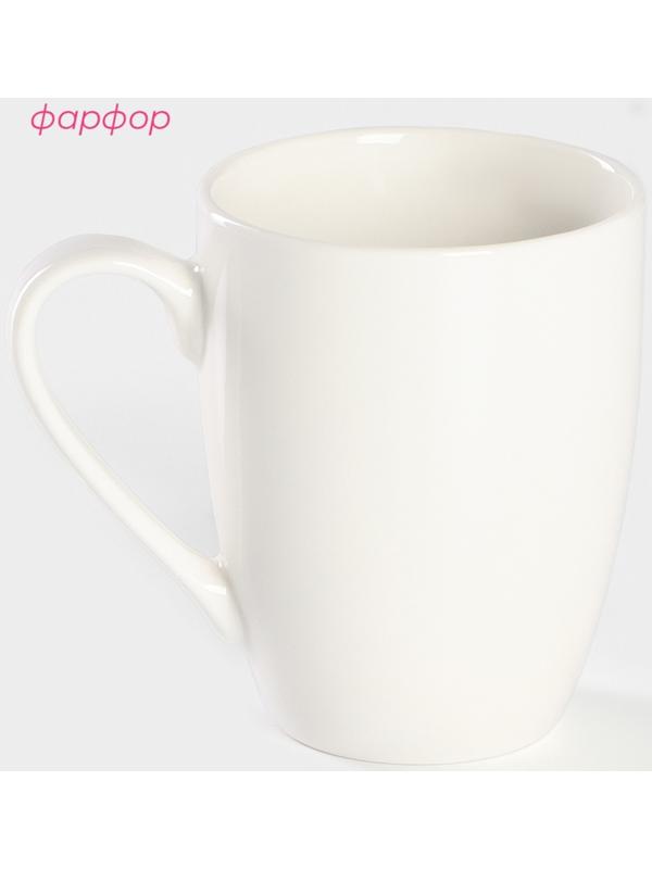 Кружка фарфоровая Доляна «Тигр», 350 мл