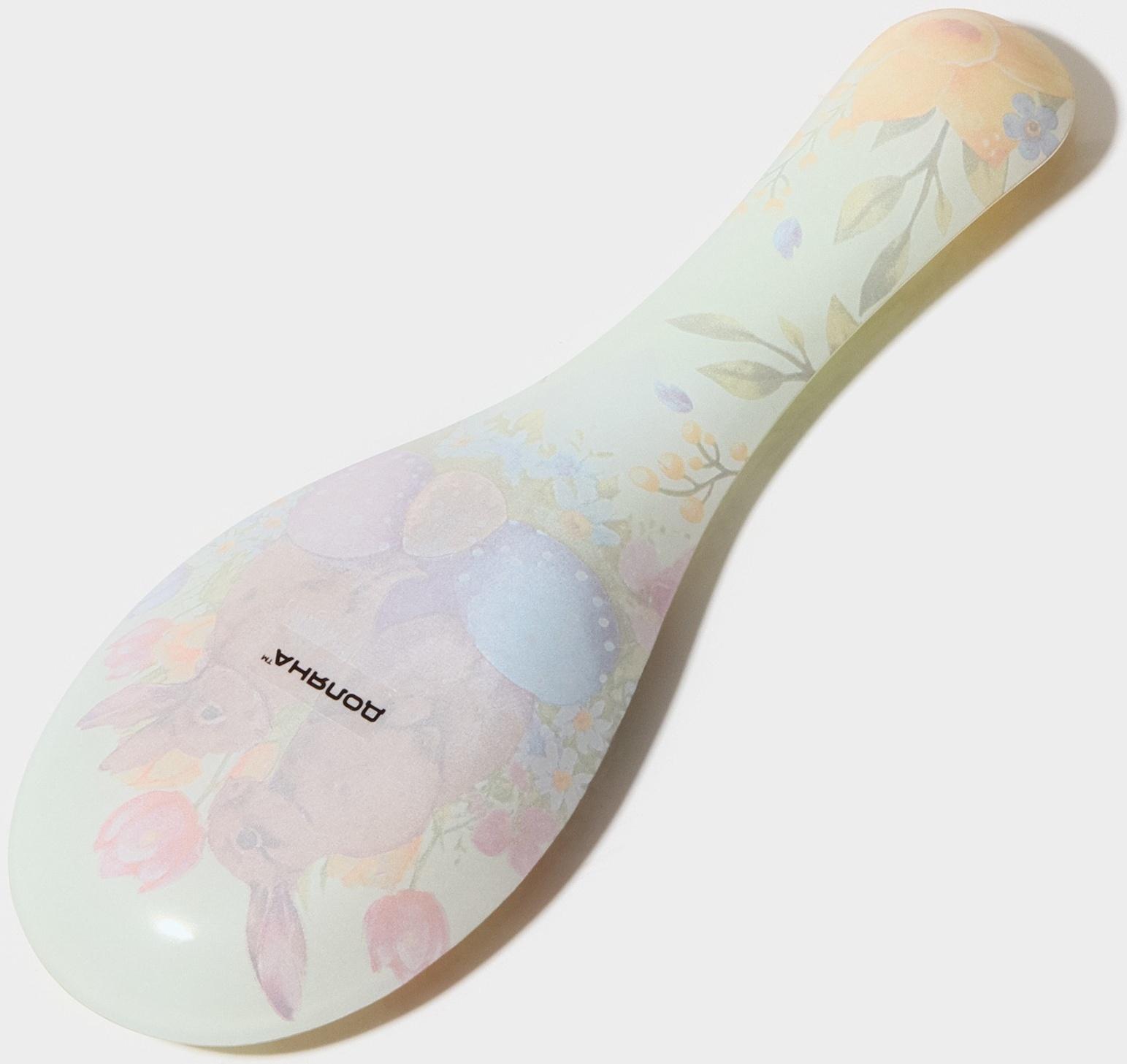 Подставка стеклянная под ложку Доляна «Акварель», 23,5×8,3×1,5 см