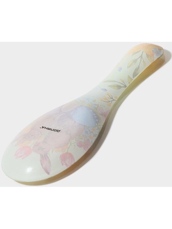 Подставка стеклянная под ложку Доляна «Акварель», 23,5×8,3×1,5 см