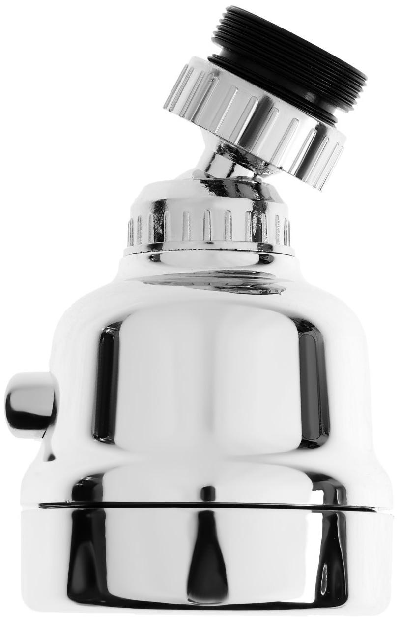 Аэратор ZEIN Z3611, трёхрежимный, на шарнире, с переходниками, хром