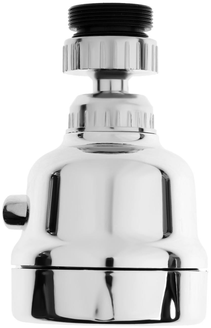 Аэратор ZEIN Z3611, трёхрежимный, на шарнире, с переходниками, хром