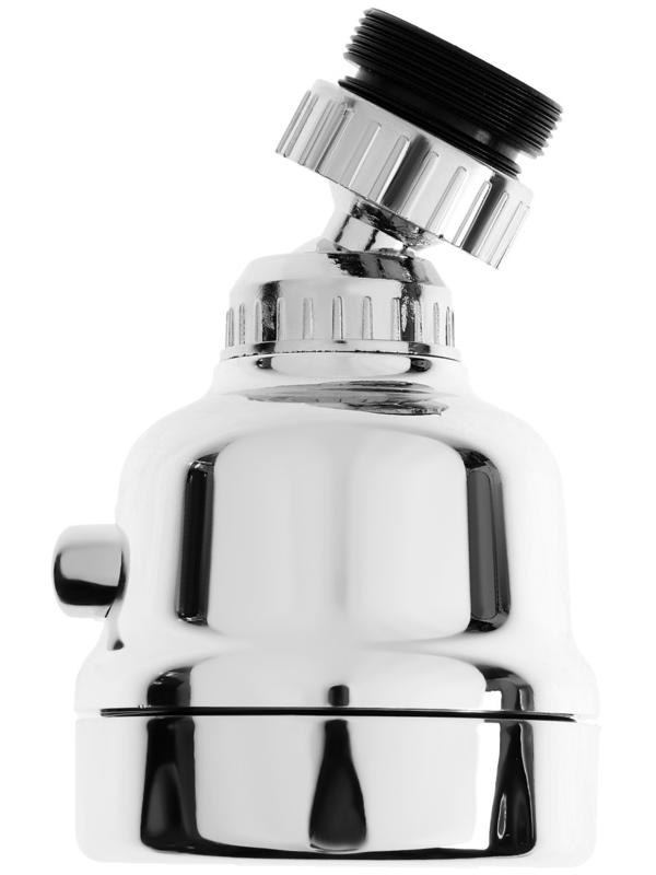 Аэратор ZEIN Z3611, трёхрежимный, на шарнире, с переходниками, хром