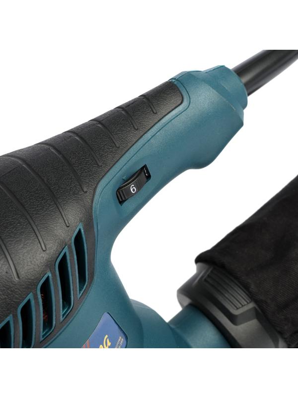 Шлифмашина эксцентриковая ТУНДРА, 400 Вт, 125 мм, 7000 - 14000 об/мин, 6 скоростей